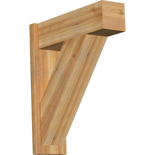 Ekena Millwork Traditional Block Rough Sawn Outlooker, Western Red Cedar, 8"W x 26"D x 30"H OUT08X26X30TRA05RWR - main